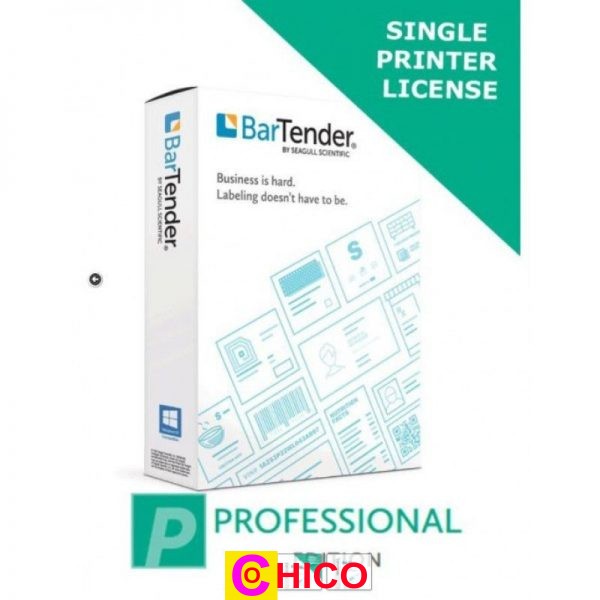 BarTender Professional BTP-3 - Application License (cho 3 máy in)